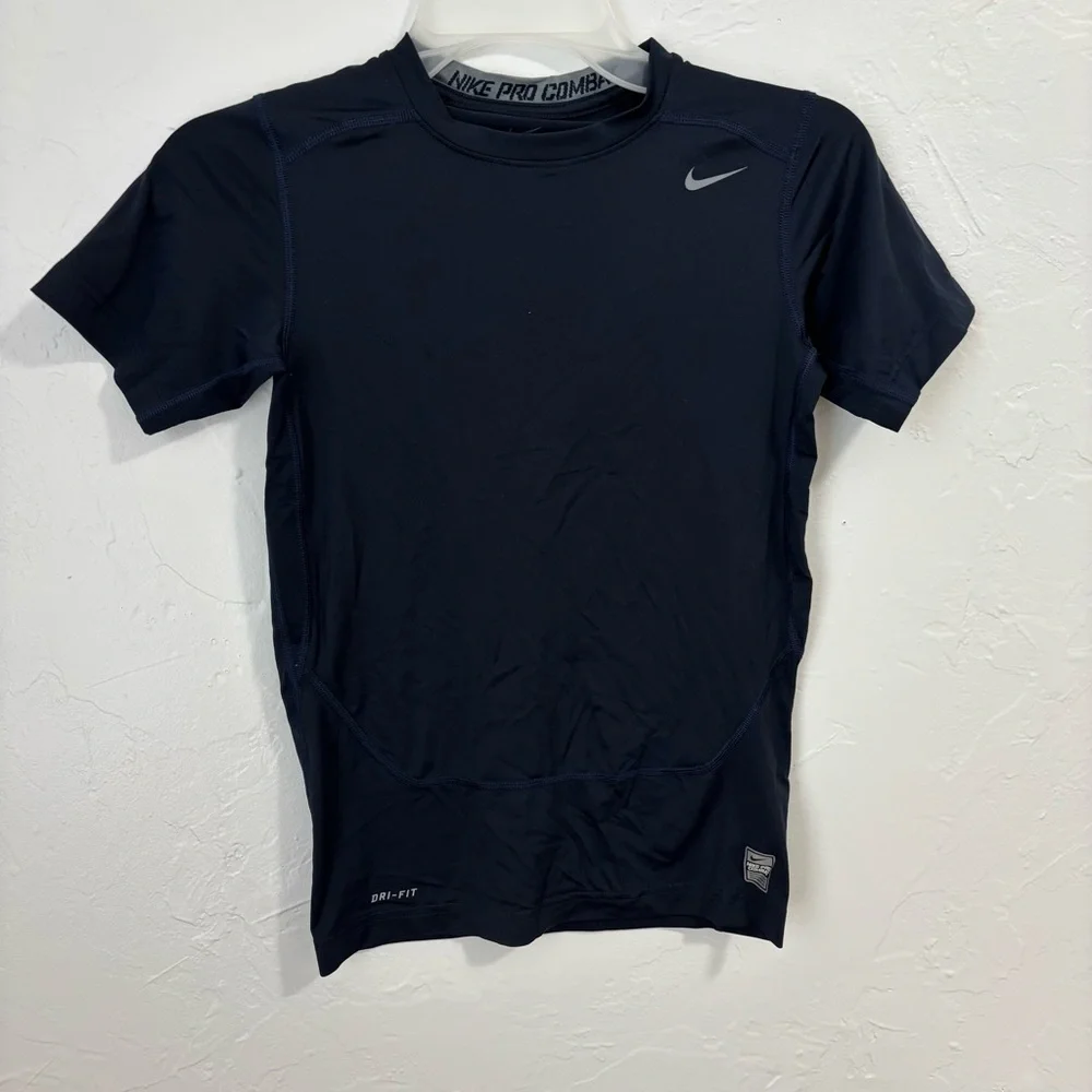 Nike boy Navy Dri-FIT Short Sleeve Tee